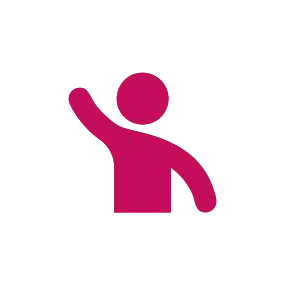Picto représentant le sport adapté et la vitalité, symbole des activités physiques proposées par les Maisons Rose & Olivier aux personnes touchées par le cancer.