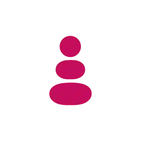 Picto représentant la relaxation et la détente, symbole des soins de support et des activités de bien-être des Maisons Rose & Olivier.