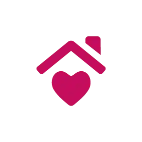 Picto des Maisons Rose & Olivier, symbole des maisons de soins de support et de bien-être de l’association Les Roses du Gard.